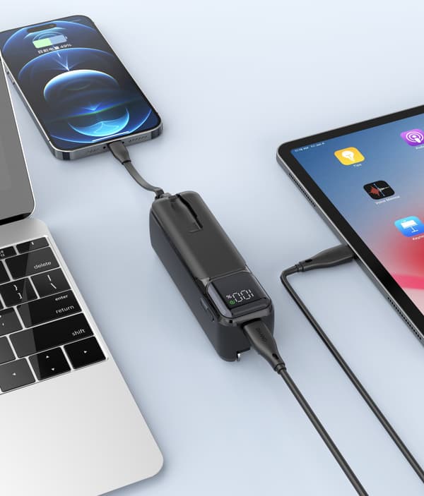 Powerbank vegglader (US) 5000 mAh
