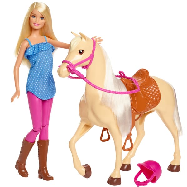 Barbie Dukke og hest