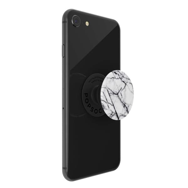 Popsockets Dove White Marble Avtagbart Grip Med Ställfunktion