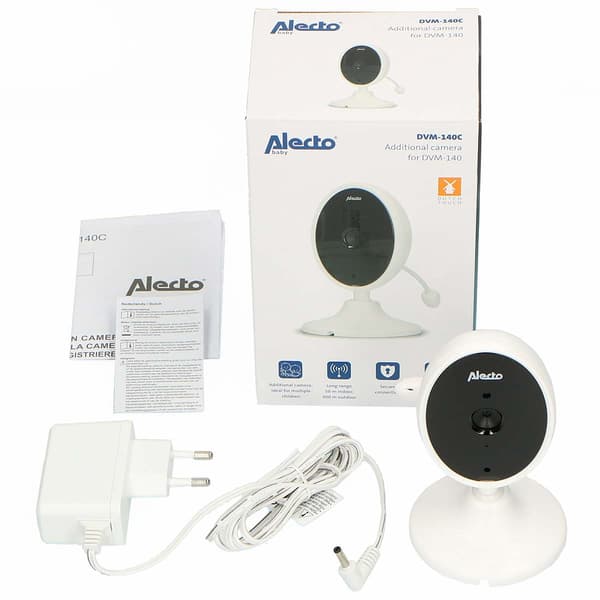 Alecto Extra kamera för DVM-140 Vit