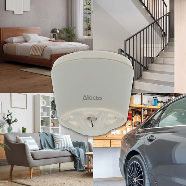 Alecto Lämpövaroitin 10v paristolla