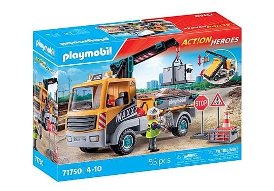 Playmobil Anleggsbil med kran (71750)