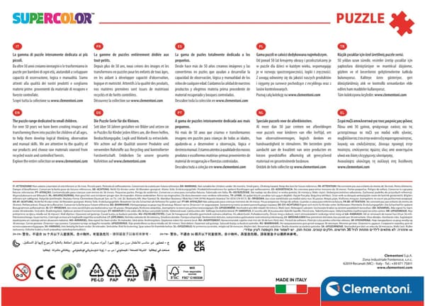 Clementoni 180 kpl Palapelit Lapset Kostajat 2