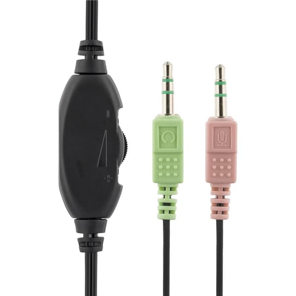 Headset med mikrofon och volymkontroll (HL-7)