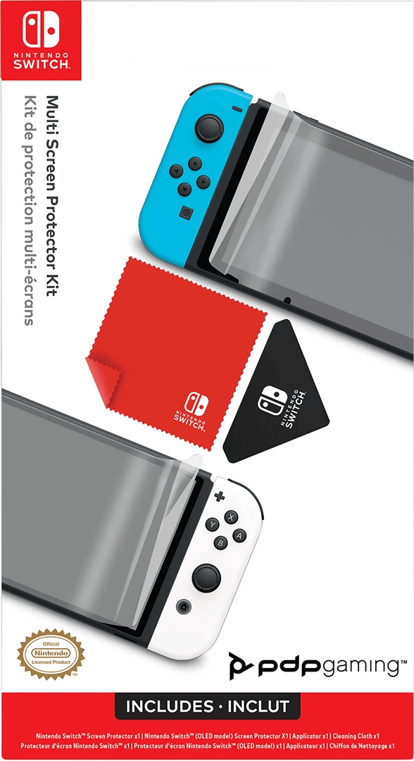 Skjermbeskyttelsessett for Nintendo Switch og Switch OLED