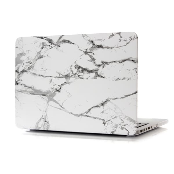 Hardplastdeksel for MacBook Pro 13" A1278 Marble (hvit)