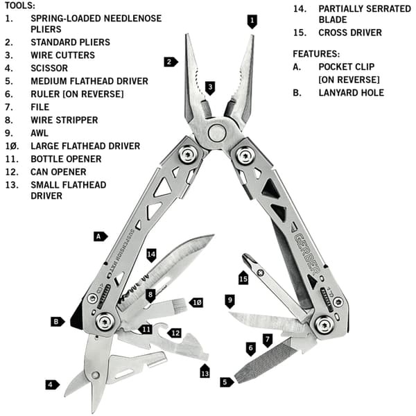 Gerber Multiverktøy Suspension NXT Compact