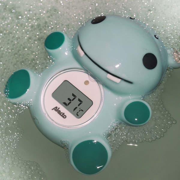 Alecto Badtermometer och rumstermometer flodhäst