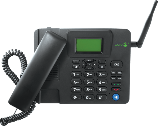 Doro 4100H 4G Desk Phone, Black