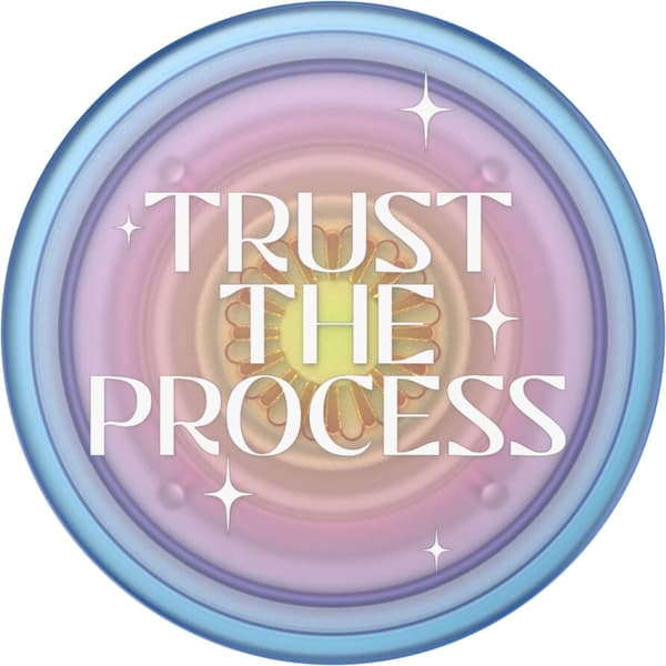 PopSockets Puhelimen Ote Trust The Process Alkuperäinen PopGrip