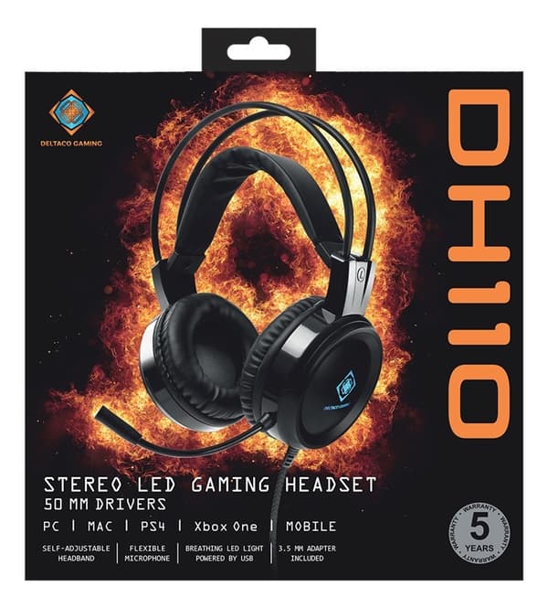 DELTACO GAMING DH110 kuulokemikrofoni