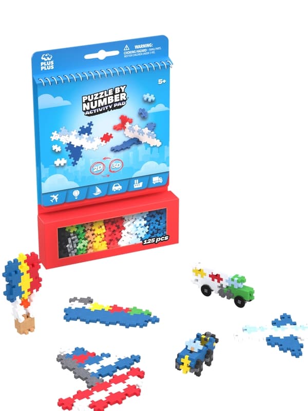 Plus Plus Aktivitetsblock - Transport - (3990)