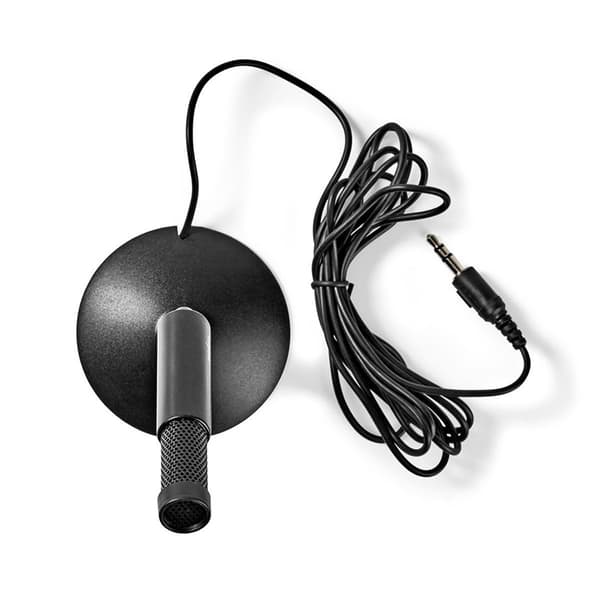 Nedis Mikrofon | Indretning: Desktop / Notebook / Smartphone / Tablet | Kabel | 1x 3.5 mm
