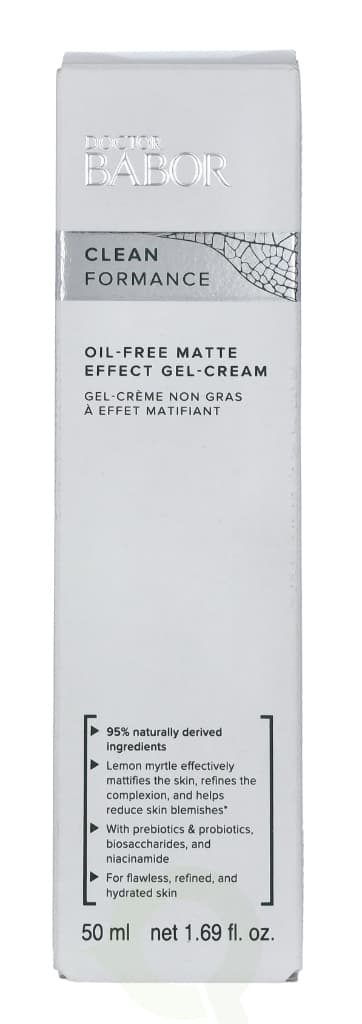 Babor Clean Formance oljefri gelkrem med matt effekt 50 ml