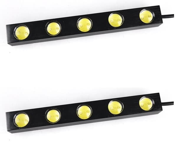 DRL - varselljus, 5st HighPower-LED, 5W