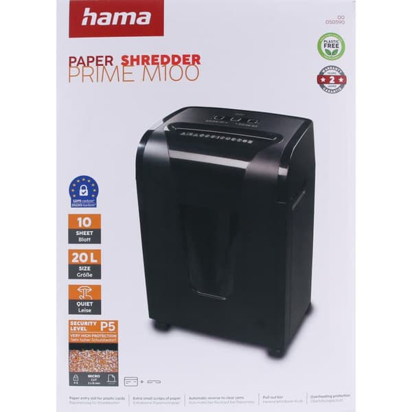 Hama Dokumentförstörare Prime M100