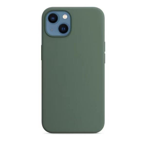 Silikonveske for iPhone 14 Plus, grønn
