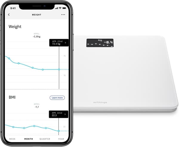 Withings Kropsvægt, hvid
