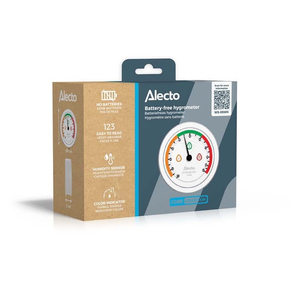 Alecto Analog hygrometer Vit