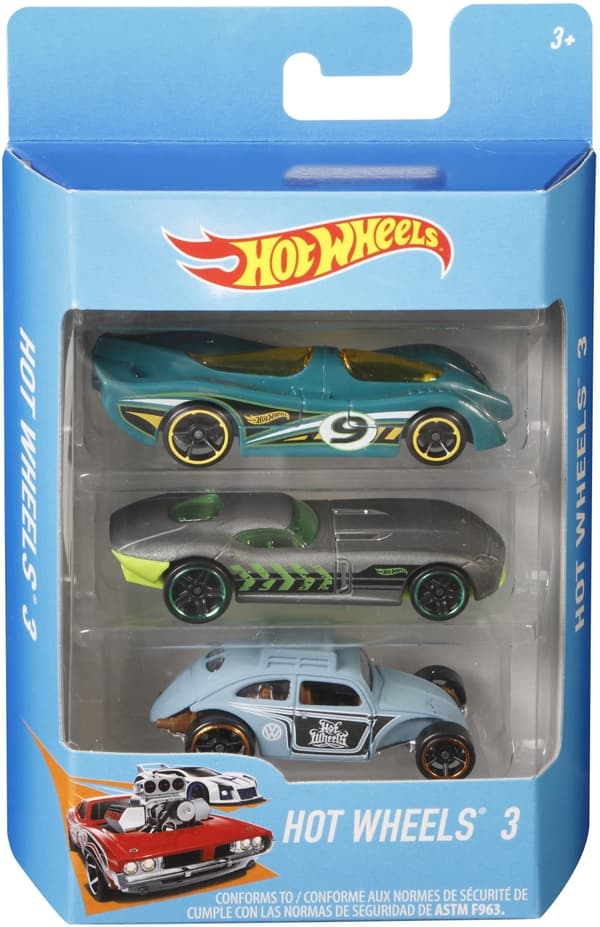 Hot Wheels minibilar, 3 st