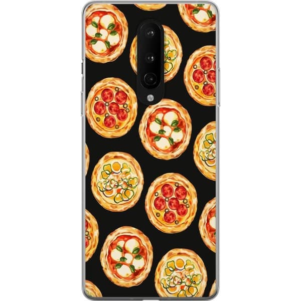 Mobildeksel til OnePlus 8 med Pizza motiv