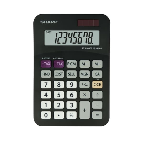 Sharp Lommeregner EL330FBBK Sort