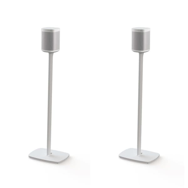 FLEXSON Golvställ för Sonos ONE/ONE SL/PLAY:1 Vit 2-pack