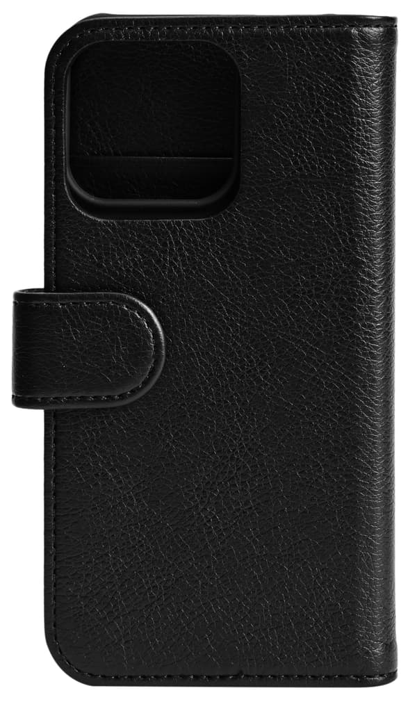 Essentials iPhone 13 Pro PU wallet, detachable, 3 card, Black