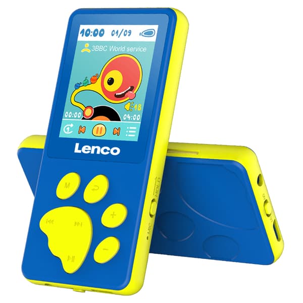 Lenco MP3/MP4-afspiller med 8 GB hukommelse Blå
