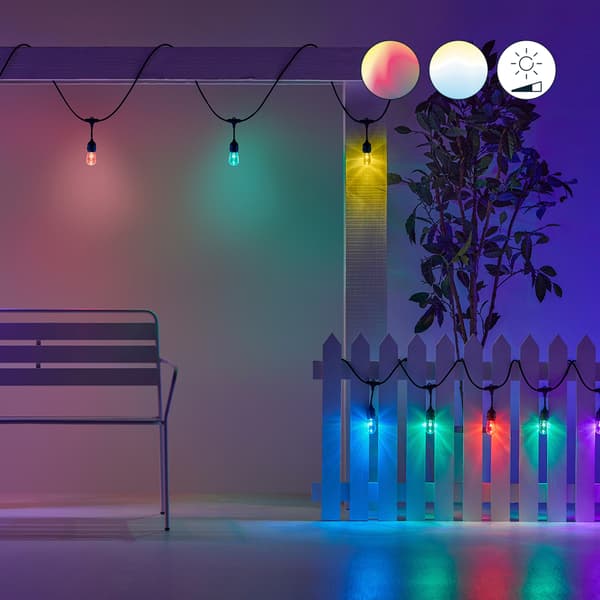 WiZ WiFi Light String 12 lyskilder 12W IP65 14,8m