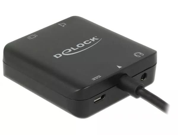 DeLOCK HDMI Audio Extractor 4K 60 Hz compact, black