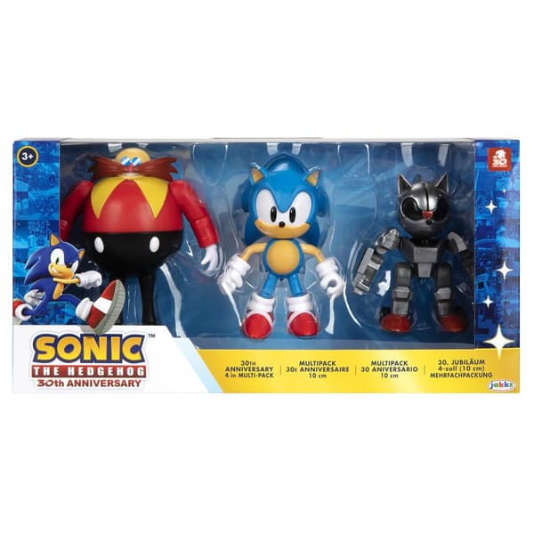 JAKKS Pacific Sonic the Hedgehog 4 tommers figur multipakke