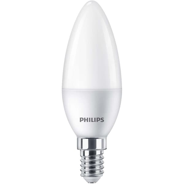 Philips 3-pakning LED E14 Crown 5W (40W) Frost 470lm