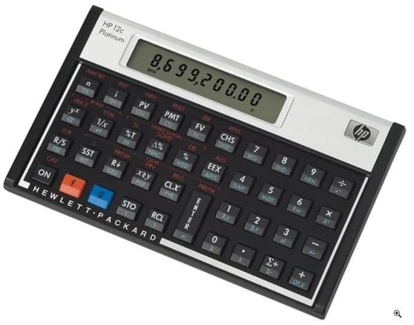 HP 12CPL finansiell kalkulator Platinum