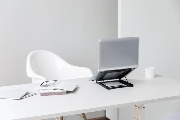 DELTACO Office, Foldable Laptop/Tablet Stand, 5 positions