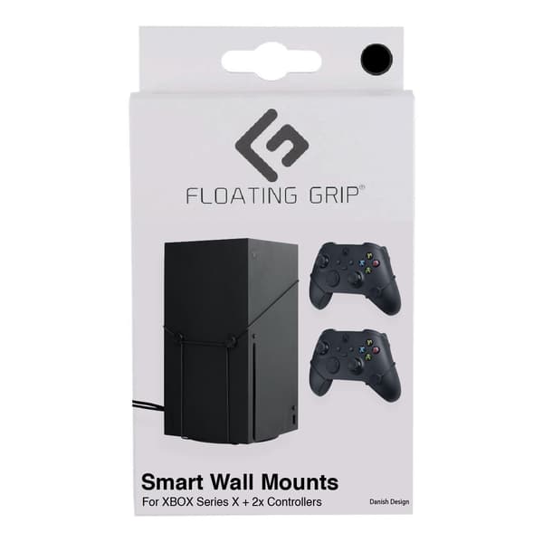 FLOATING GRIP Xbox Series X väggfäste Bundle Svart