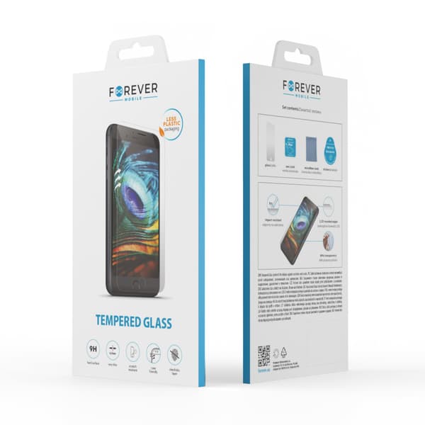 Forever Karkaistu lasi 2.5D iPhone 16 Plus -puhelimeen
