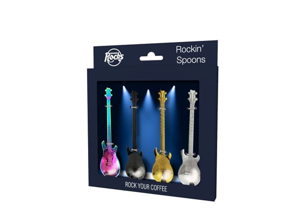 Winkee Rockin' Guitar Spoon Set - 4 kpl