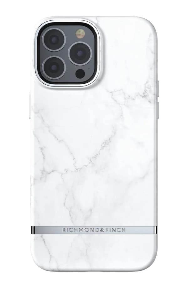Richmond &amp; Finch iPhone 13 Pro Max Freedom-etui, hvit marmor