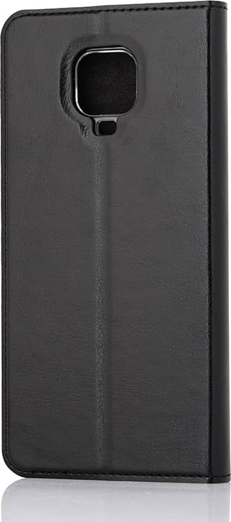 Wave BookCase skyddsfodral, Xiaomi Redmi Note 9 Pro, svart
