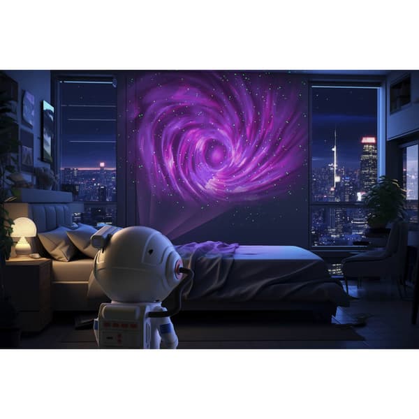 Mobility On Board Projektor Stellar Light Space Hvid Astronaut