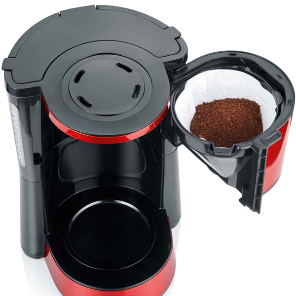 Severin Kaffetrakter 10 kopper 1000W Chilli rød KA4817