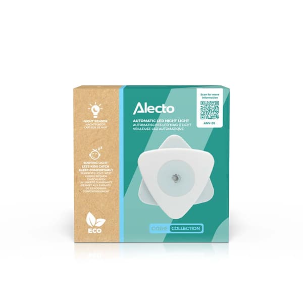 Alecto Automatisk LED-nattlys Hvit