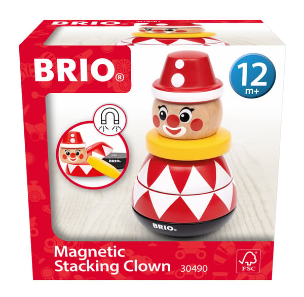 BRIO Magnetisk stabelklovn (30490)