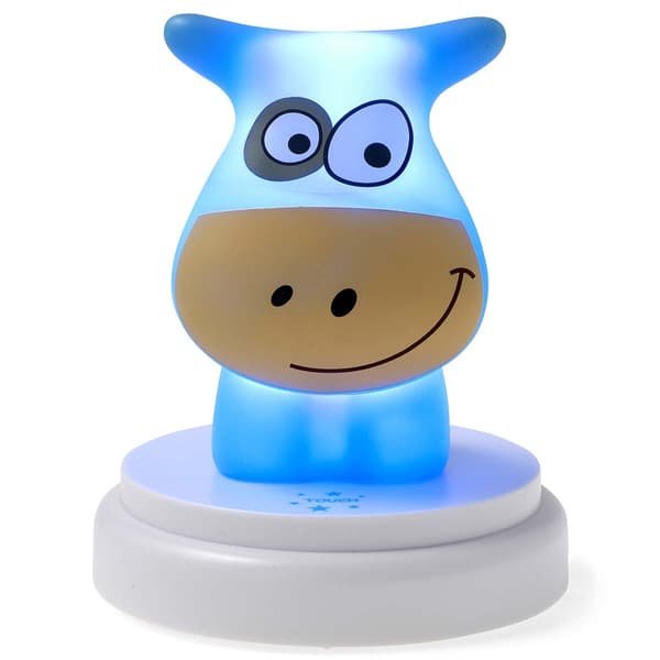 Alecto NAUGHTY COW LED nattlys ku blå