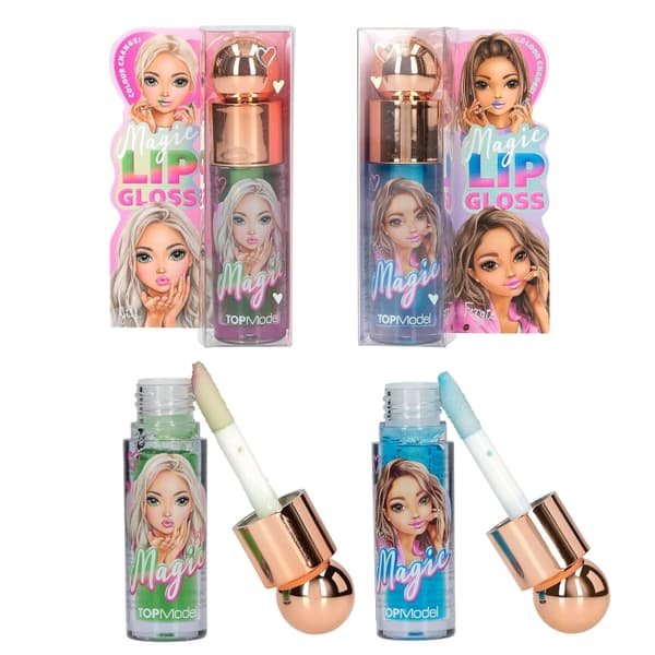 TOPModel Magic Lip Gloss BEAUTY and ME - Blå, Grön