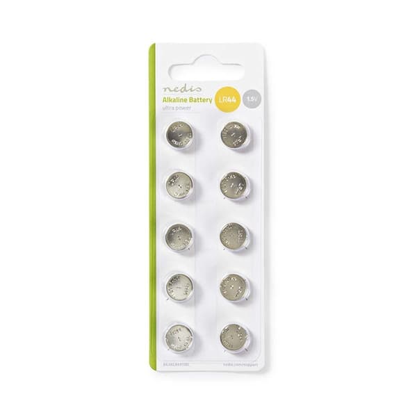 Nedis Alkaline Batteri LR44 | 1.5 V DC | 10-Pack