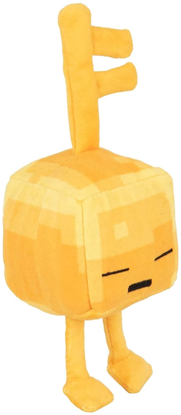Minecraft Dungeons Mini Crafter Gold Key Sleeping Golem Plush (4,5 tommer)