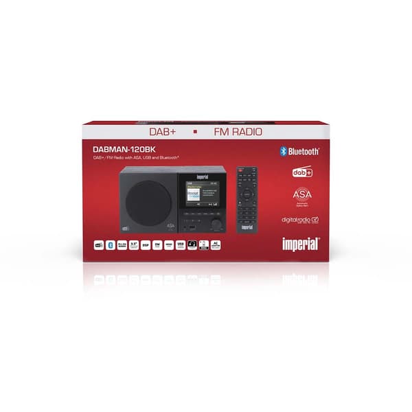 imperial DAB+/FM monoradio med Bluetooth®, USB og ASA-funksjon