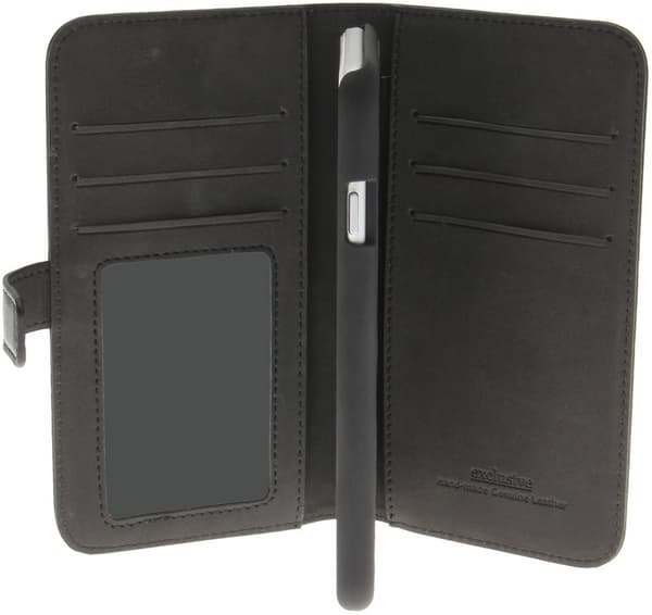 Insmat Flip Case lompakkokotelo iPhone 6 / 6s / 7 / 8 / SE, musta